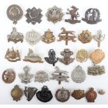 30x British Regimental Cap Badges