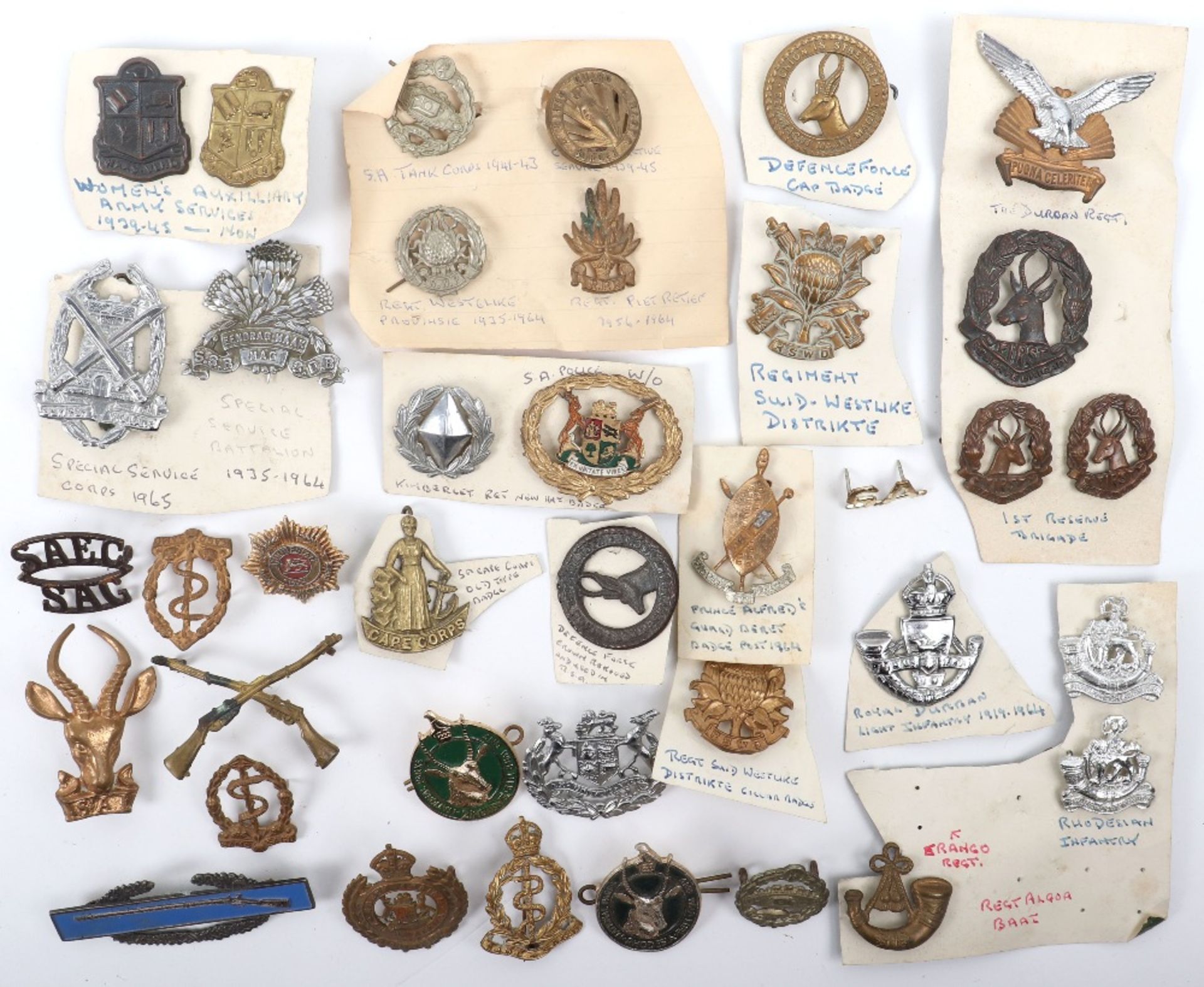 Military South African Badges