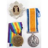 WW1 British Royal Scots Casualty Medal Pair
