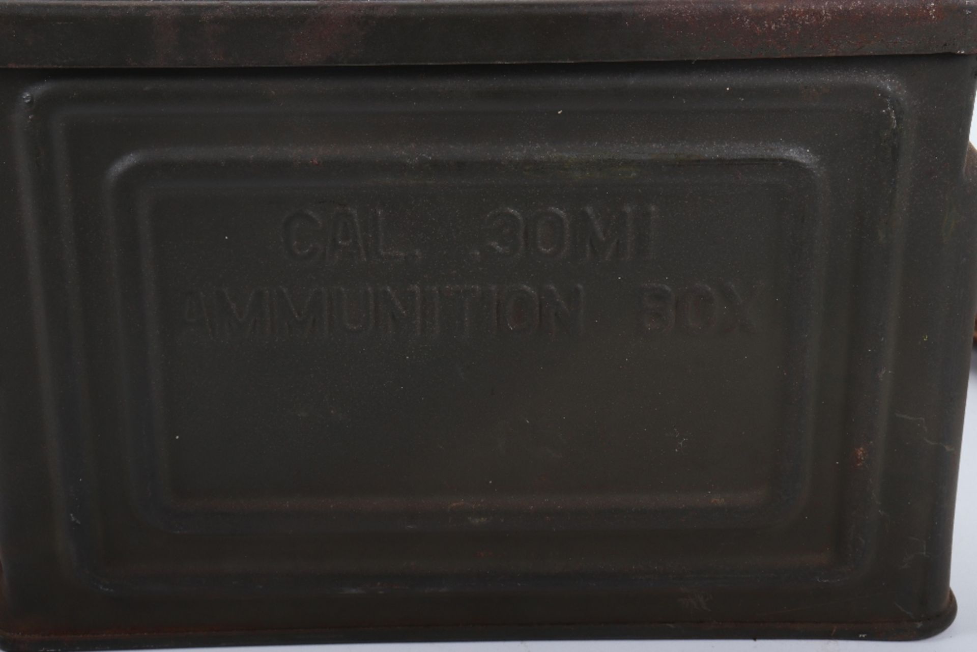 WW2 US 30 Cal Metal Ammunition Box - Bild 12 aus 16