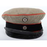 WW1 German M-1910 Officers Field Cap for Aviation, Technical & Artillery Regiments