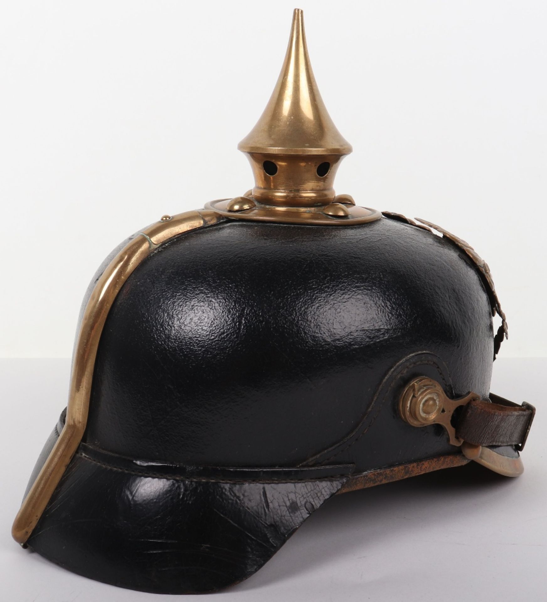 WW1 German Prussian Other Ranks Souvenired Pickelhaube - Image 5 of 12