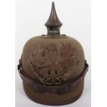 WW1 German Prussian Ersatz Other Ranks Pickelhaube