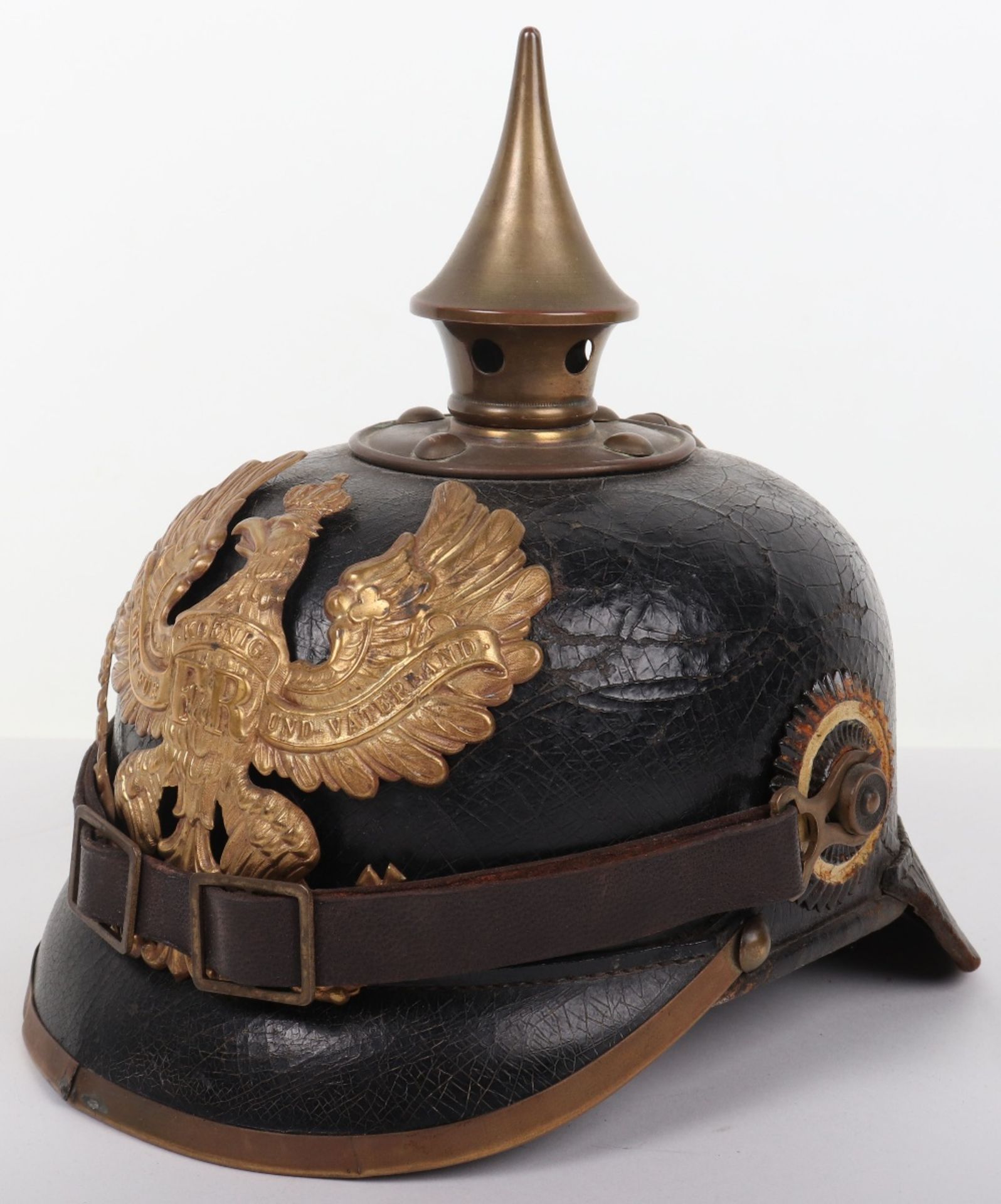 German Infantry Regiment Nr 95 (6.Thuringisches) Other Ranks Pickelhaube with Field Cover - Image 7 of 32