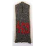 Imperial German 469th Infantry Regiment M-15 Shoulder Strap