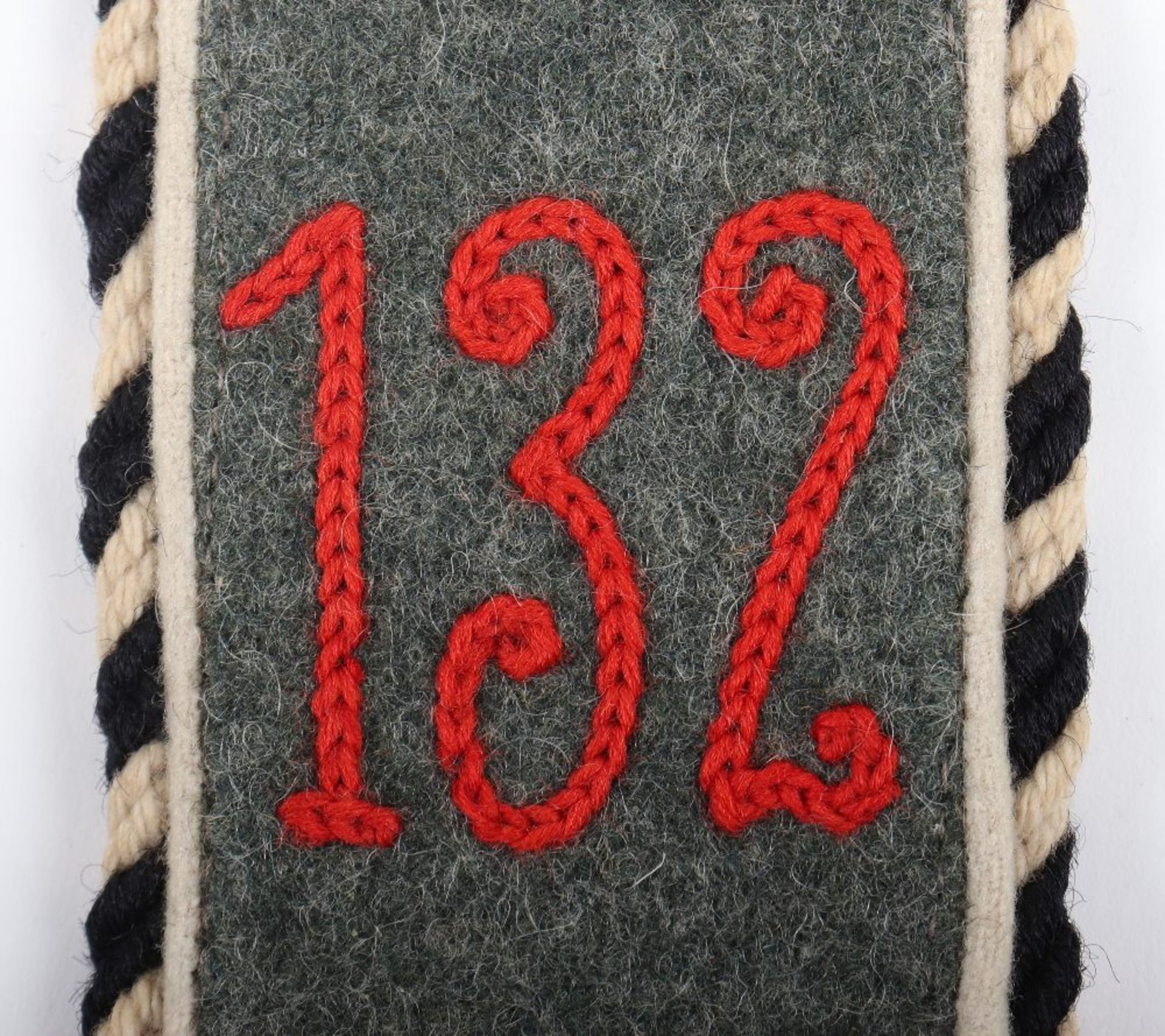 Unusual Imperial German 132nd (1st Unter-Elsassisches) One Year Volunteer M-15 Shoulder Strap - Image 2 of 5