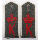 Matched Pair of WW1 German Infanterie-Regiment (2. Nassauisches) Infanterie-Regiment Nr 88 M-15 Shou