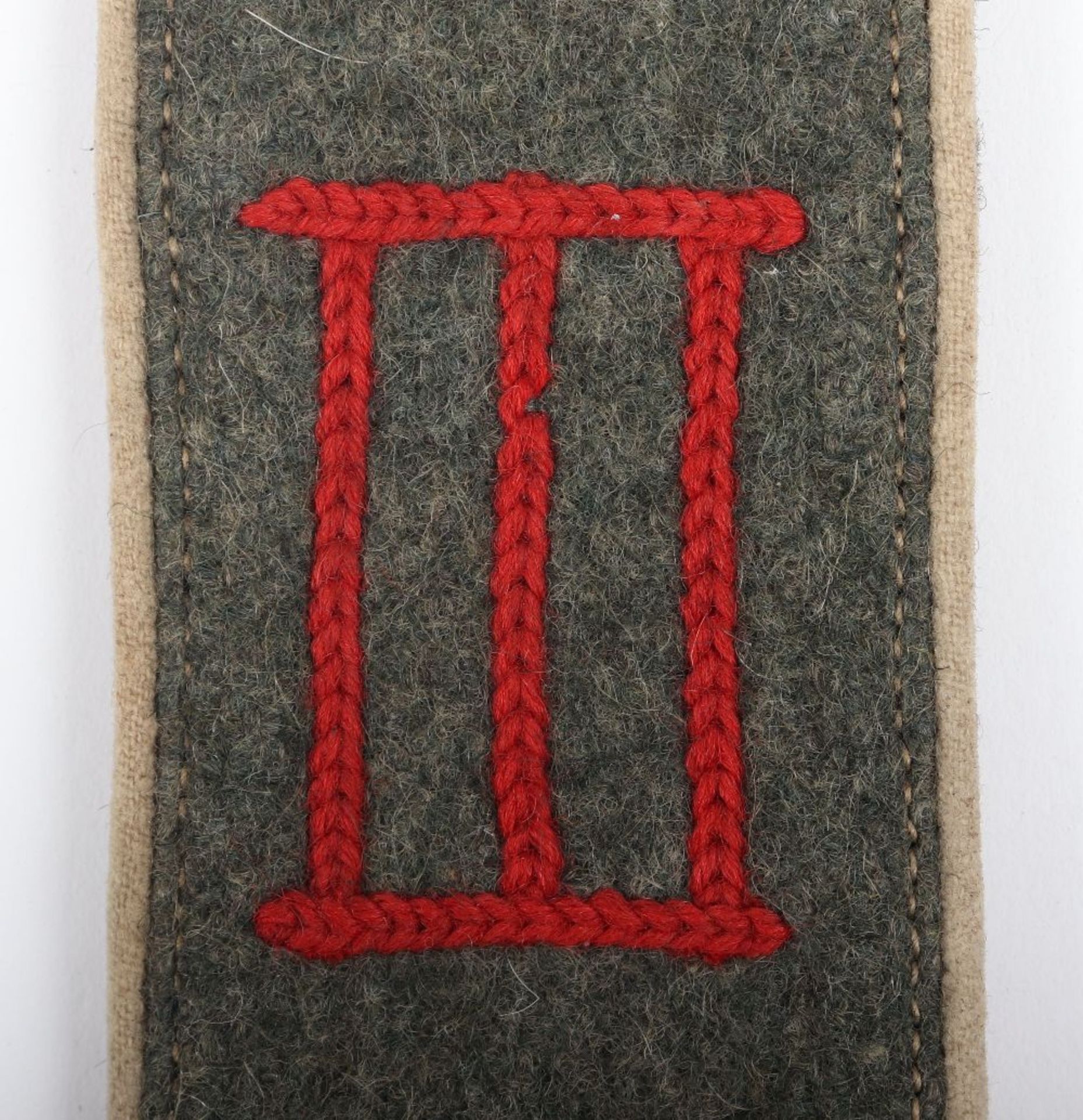 WW1 German BA III Armee Korps (Army Clothing Offices) M-15 Shoulder Strap - Image 3 of 6