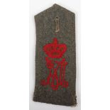 WW1 German Bavarian Infanterie-Regiment Nr 1 (Koniglich Bayerisches) Simplified Shoulder Strap