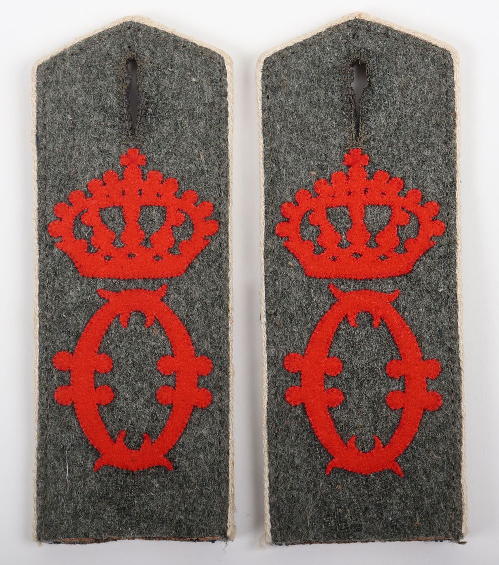 Matched Pair of Imperial German Dragoner-Regiment Konigin Olga (1.Wurttembergisches) Nr 25 M-1908 Sh