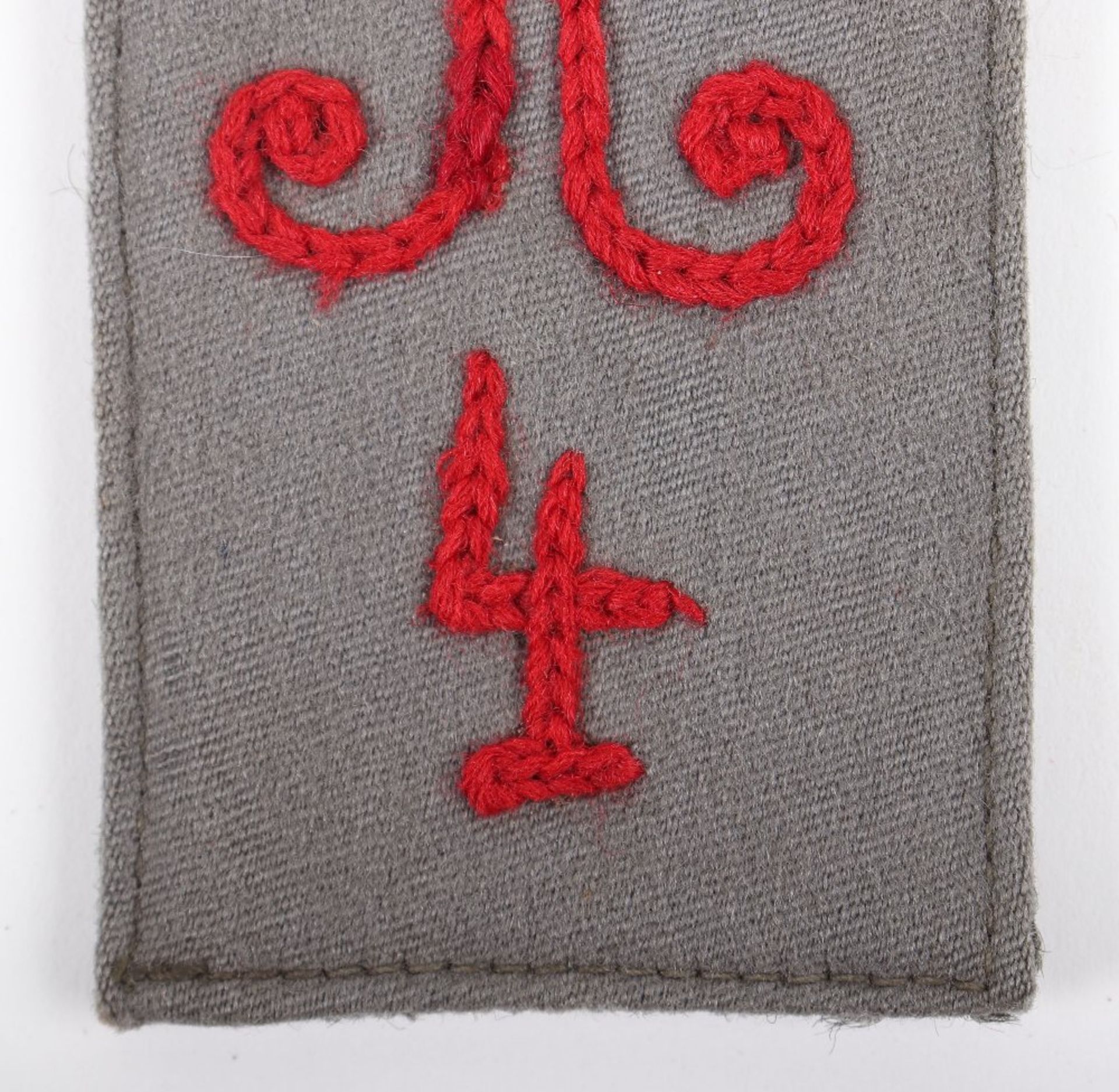 WW1 Kraftfahr-Battalion (Motor Transport) Nr 4 Field Grey Shoulder Strap - Image 3 of 5