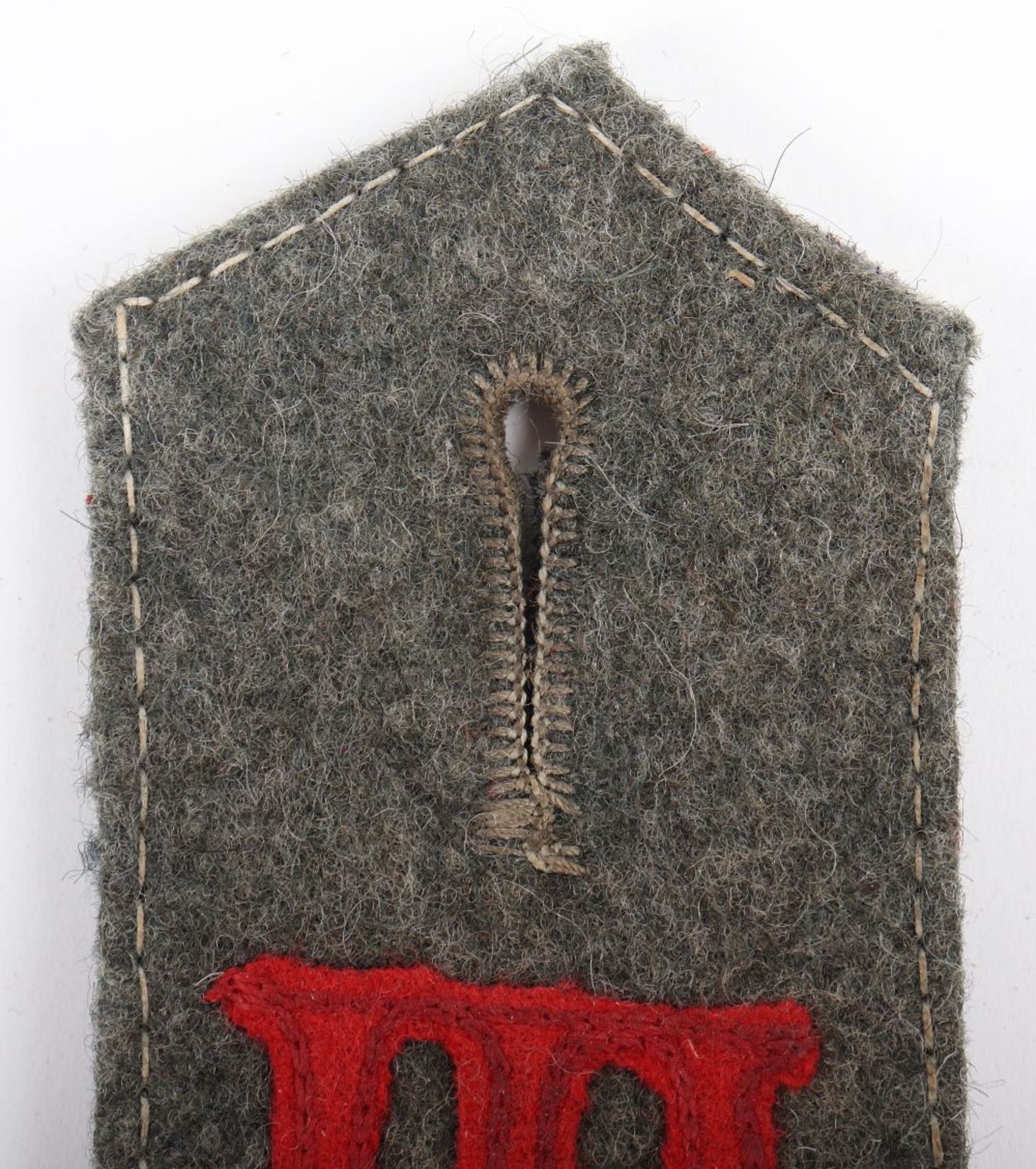 WW1 German BA III Armee Korps (6th) (Army Corps Clothing Offices) Simplified Shoulder Strap - Image 4 of 6