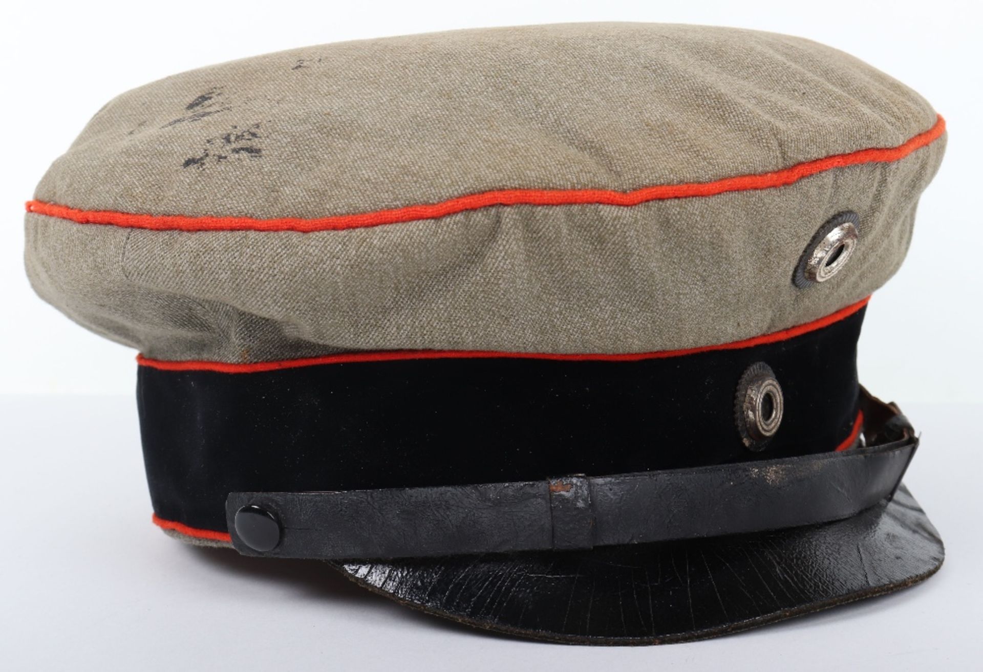 WW1 German M-1910 Officers Field Cap for Aviation, Technical & Artillery Regiments - Image 5 of 11