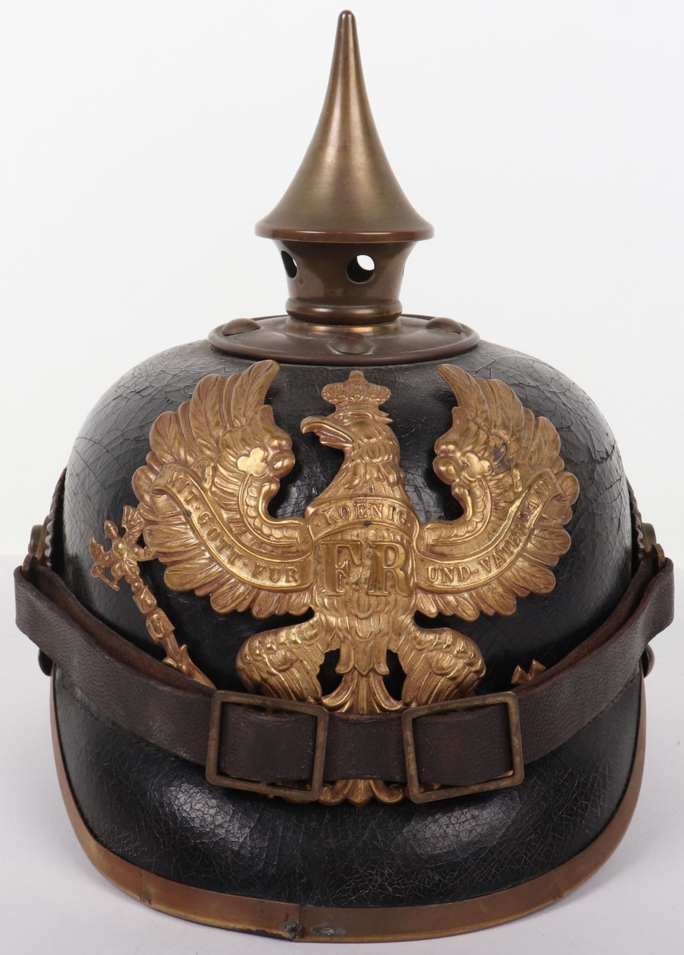 German Infantry Regiment Nr 95 (6.Thuringisches) Other Ranks Pickelhaube with Field Cover - Image 5 of 32