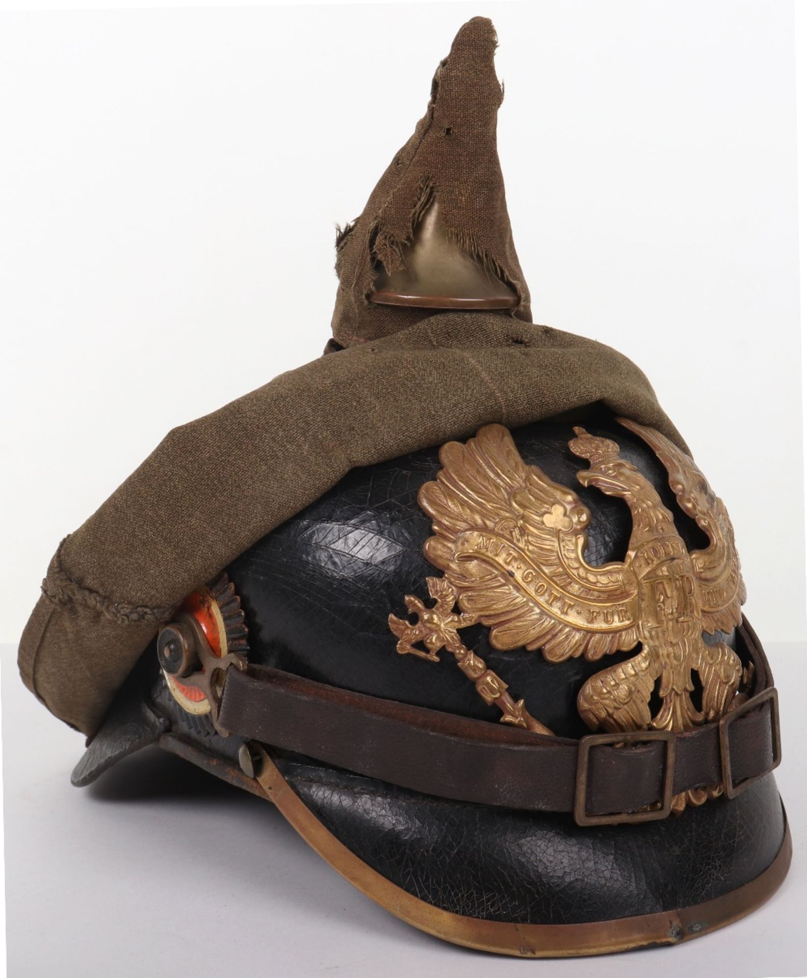 German Infantry Regiment Nr 95 (6.Thuringisches) Other Ranks Pickelhaube with Field Cover - Image 4 of 32