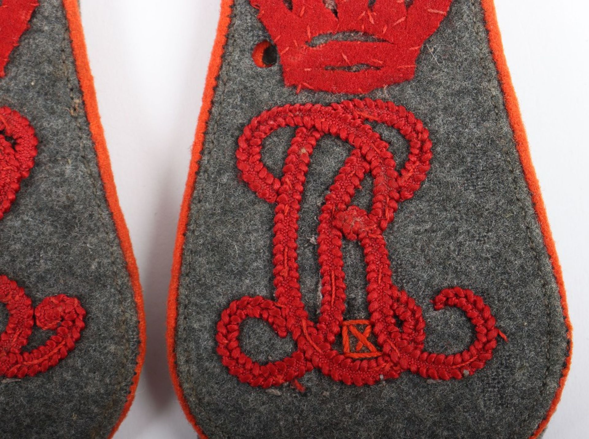 Rare Matched Pair of WW1 German Thuringisches Uhlan-Regiment Nr 6 Shoulder Straps - Image 5 of 8