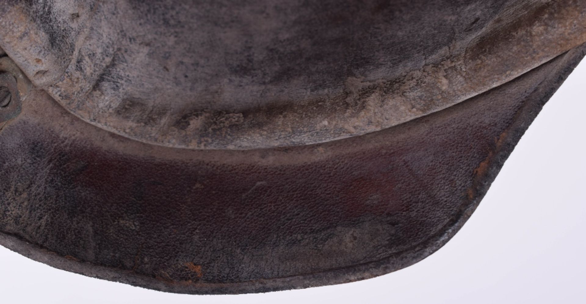 Battlefield Pick-Up Prussian Enlisted Mans Pickelhaube with an Original Numbered Field Cover - Image 21 of 30
