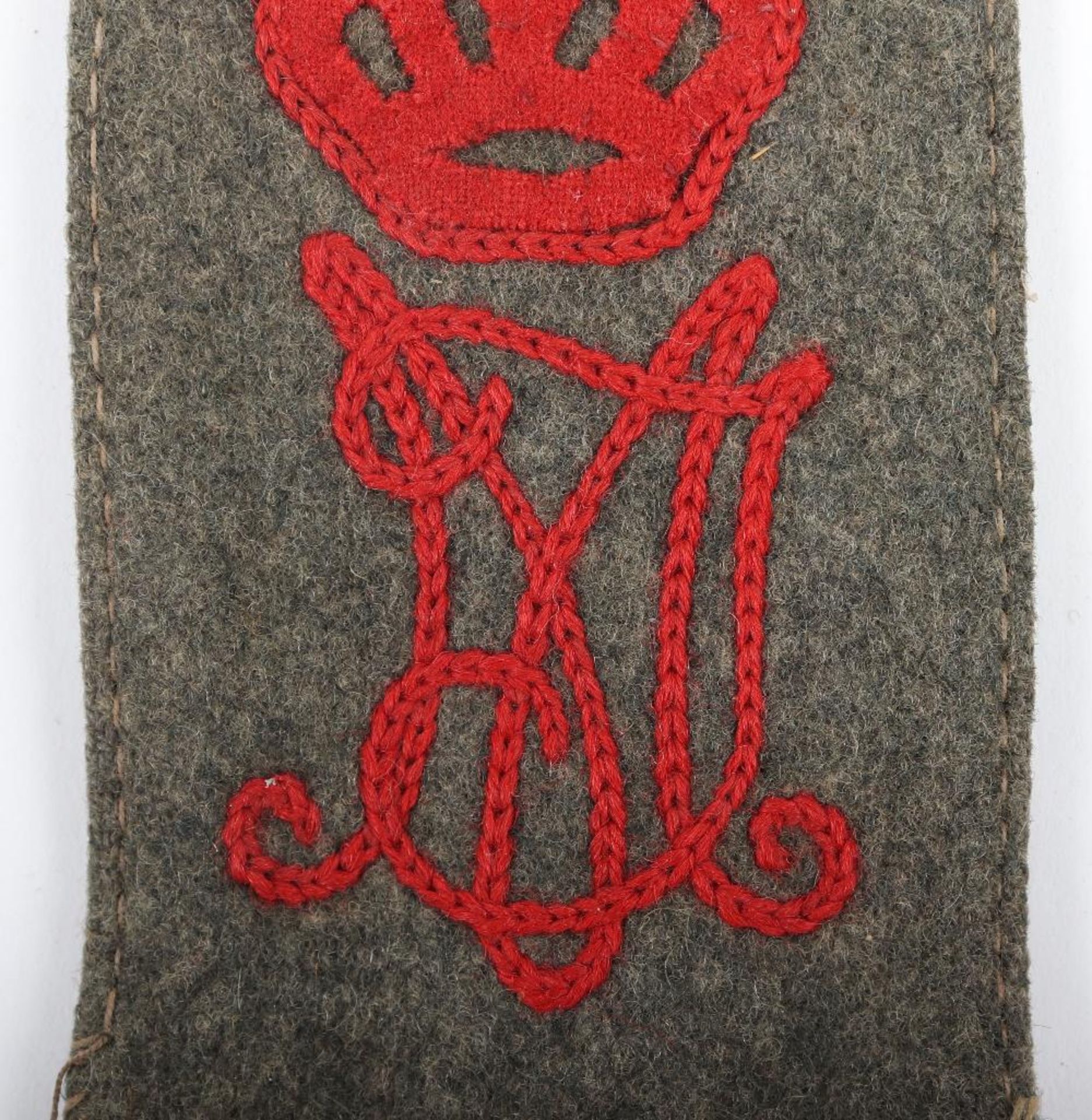 WW1 German Bavarian Infanterie-Regiment Nr 1 (Koniglich Bayerisches) Simplified Shoulder Strap - Image 4 of 5