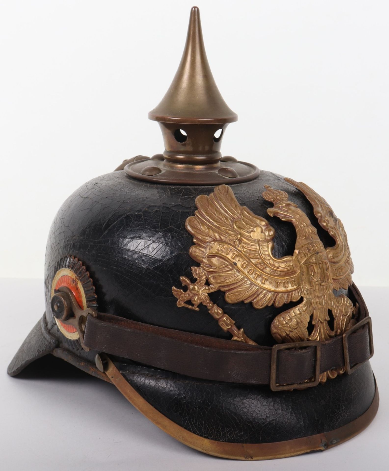 German Infantry Regiment Nr 95 (6.Thuringisches) Other Ranks Pickelhaube with Field Cover - Image 8 of 32