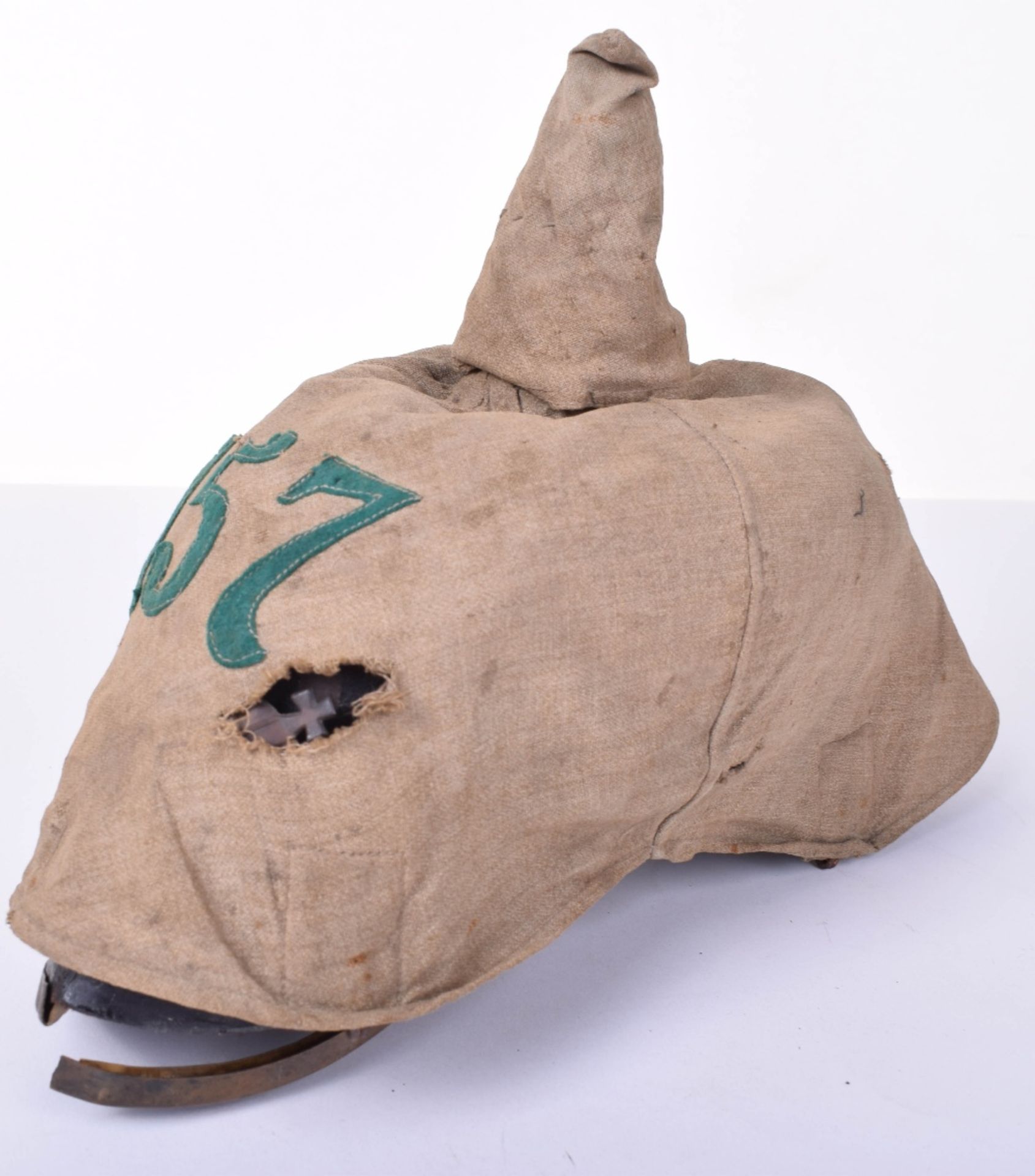 WW1 German Prussian Battlefield Pick-Up Other Ranks / NCO’s Pickelhaube Helmet with Original Numbere - Image 2 of 25