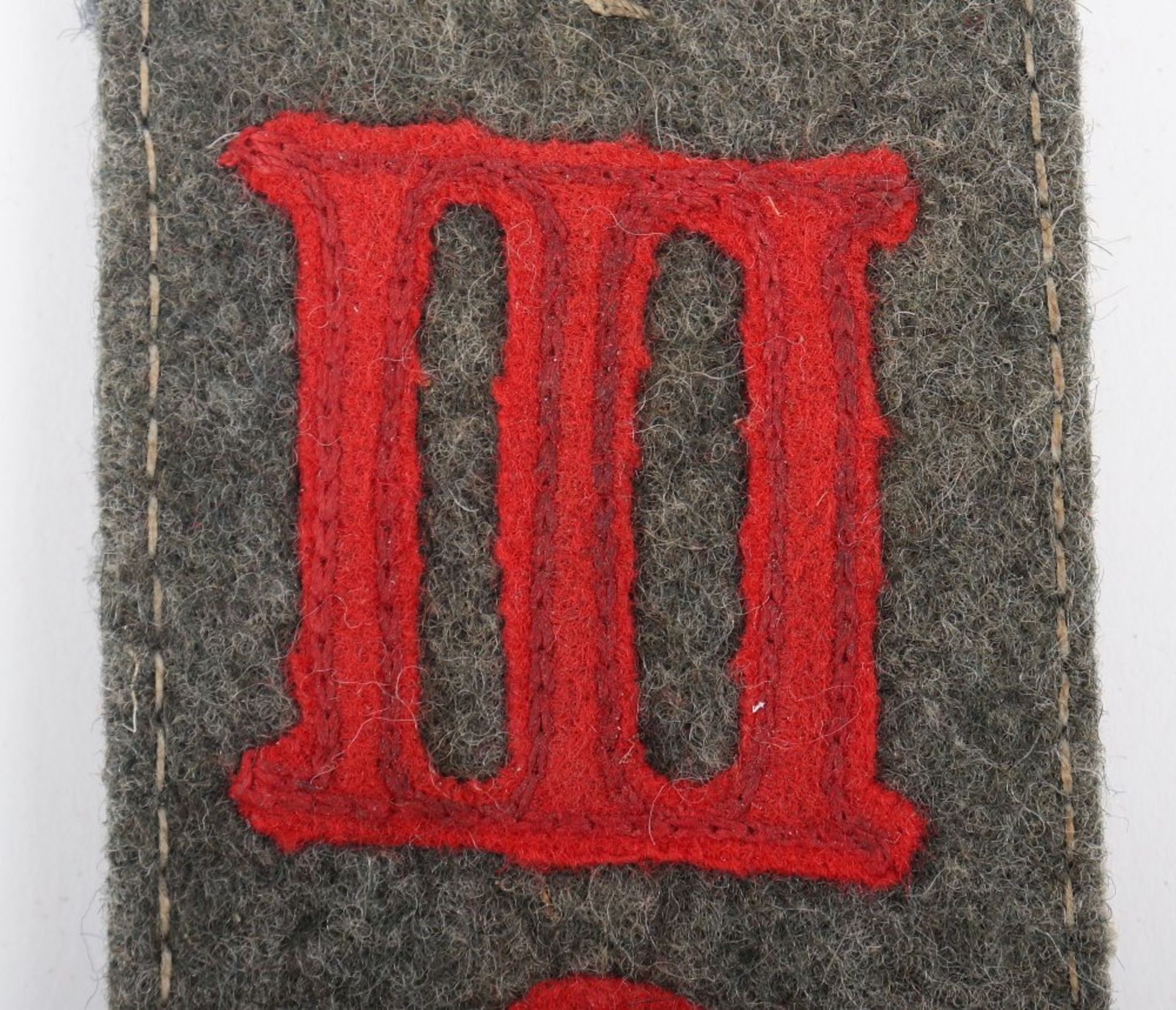 WW1 German BA III Armee Korps (6th) (Army Corps Clothing Offices) Simplified Shoulder Strap - Image 2 of 6