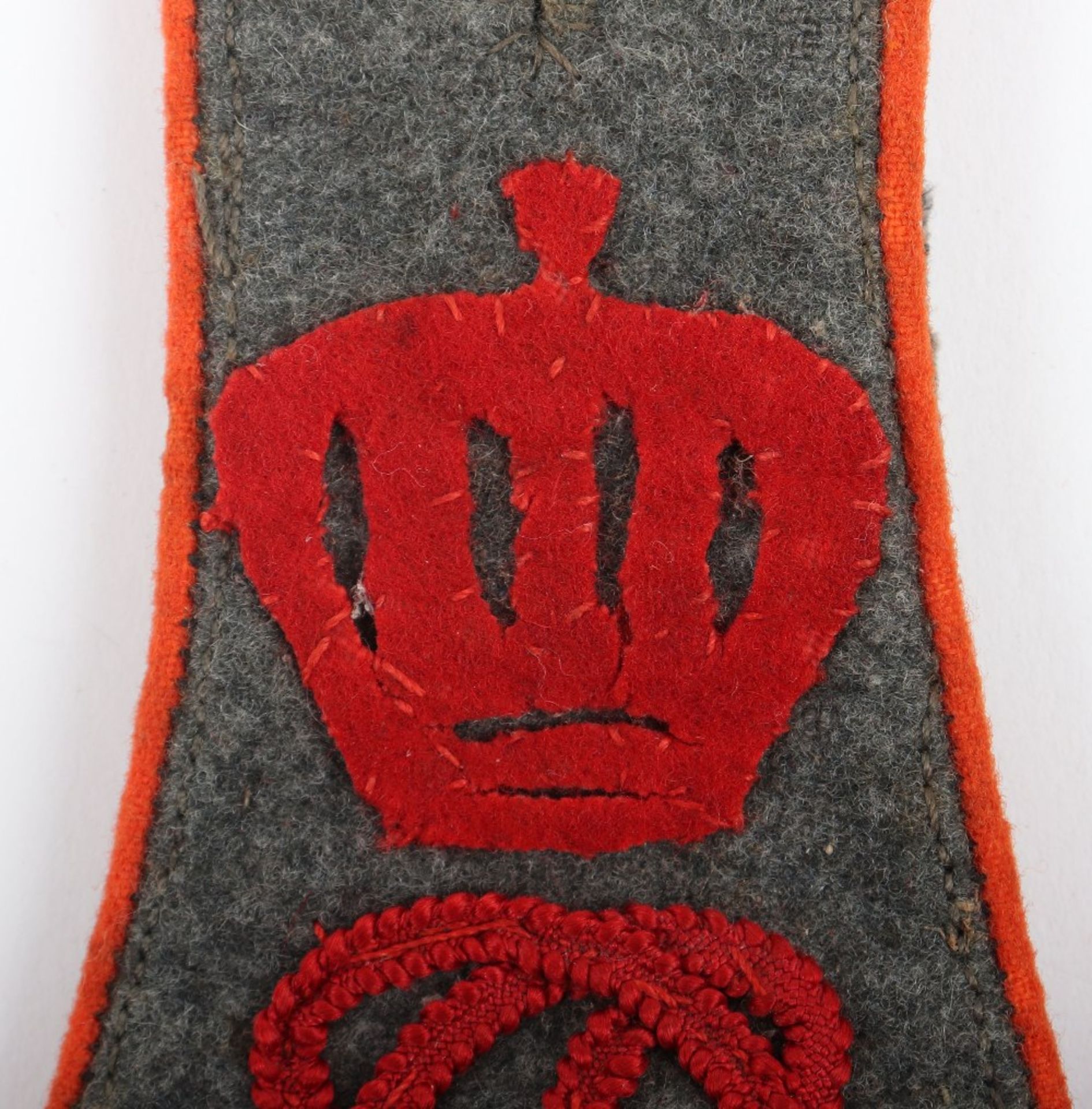 Rare Matched Pair of WW1 German Thuringisches Uhlan-Regiment Nr 6 Shoulder Straps - Image 2 of 8