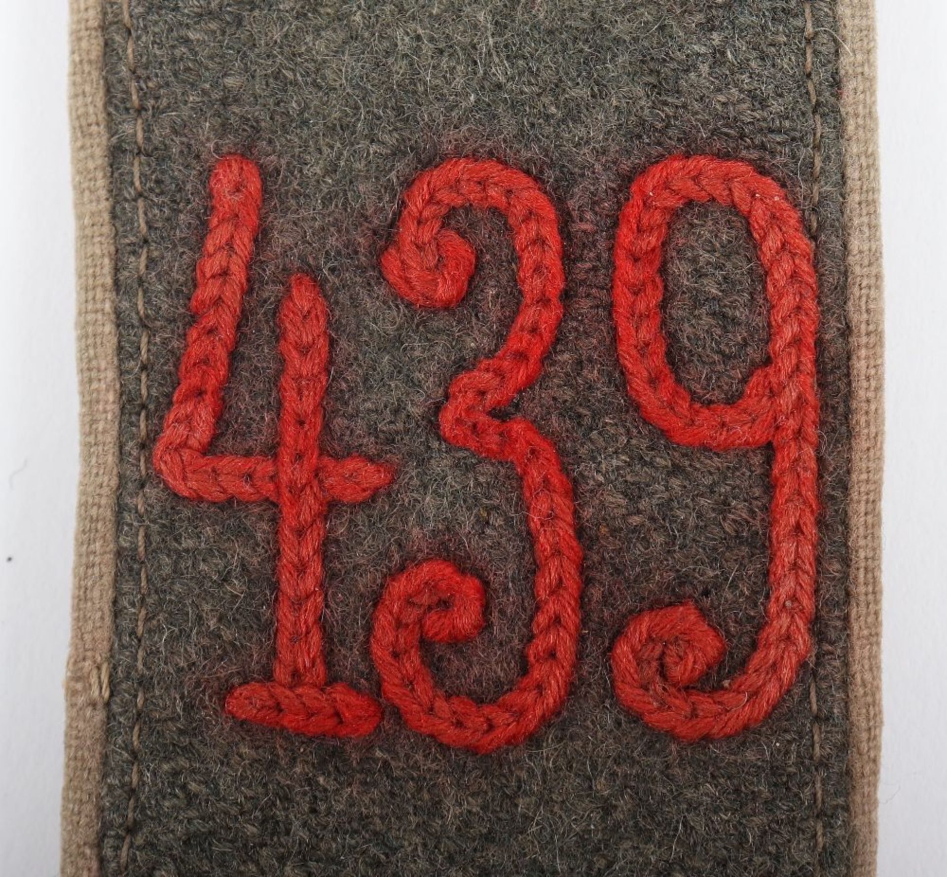 Imperial German 439th Infantry Regiment M-15 Shoulder Strap - Image 2 of 4