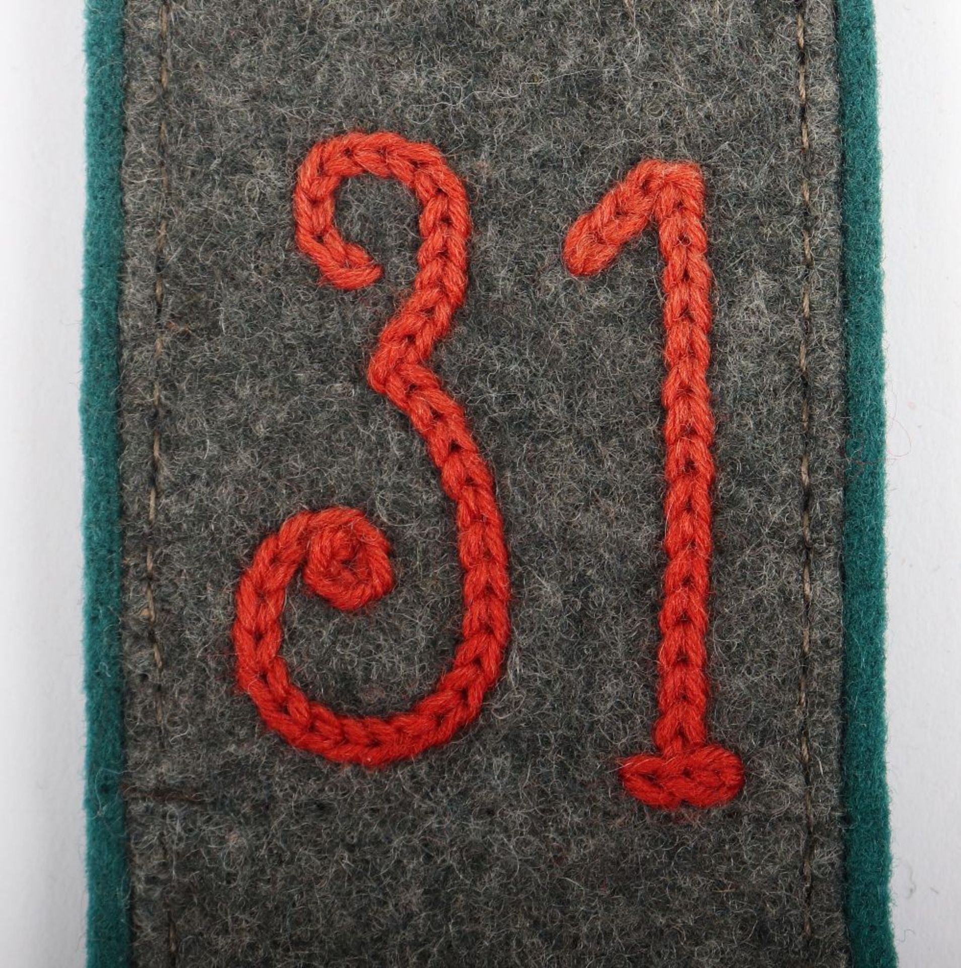 WW1 German Reserve-Jager Battalion Nr31 M-15 Shoulder Strap - Image 3 of 5