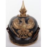 WW1 German Prussian Other Ranks Souvenired Pickelhaube