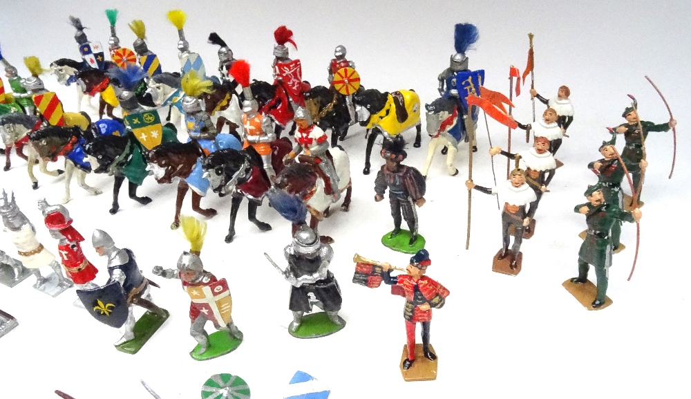 Timpo repainted mounted Knights - Bild 3 aus 3