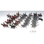 Britains assorted original castings and repainted Cavalry
