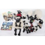 Quantity of Wallace & Gromit Shaun the sheep memorabilia and merchandise