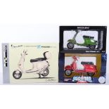 Three Boxed Scooter Models