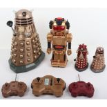 Three Remote controlled Doctor who Daleks