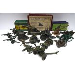 Britains set 1265, 18" Howitzer, Garrison Mounting