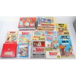 Quantity of Vintage Asterix comics and books