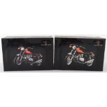 Two Boxed Minichamps Classic Kawasaki Bikes Series