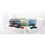 Two Universal Hobbies Boxed Diecast Tractor models