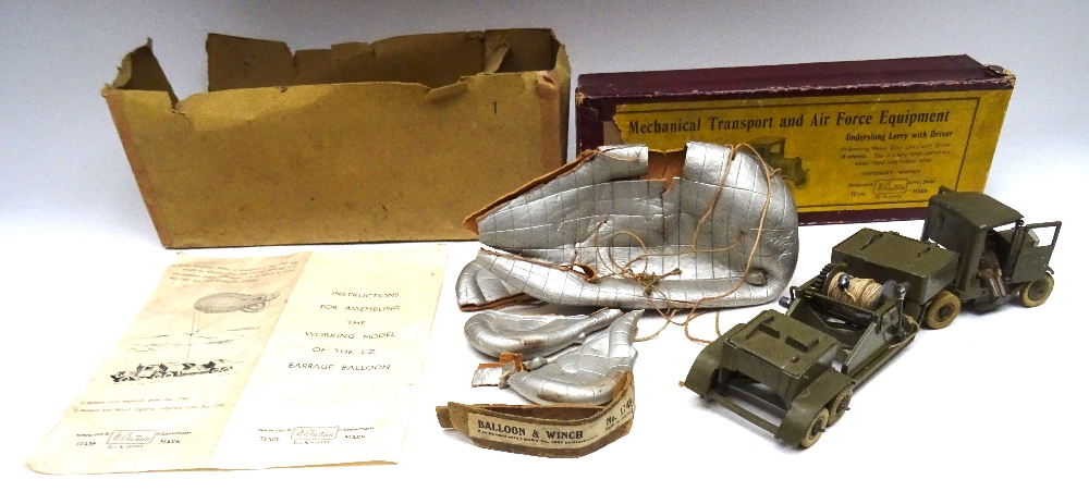 Britains set 1757, Barrage Balloon, Winch and Underslung Lorry