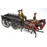 Britains set 146a, Royal Army Service Corps Supply Wagon, service dress