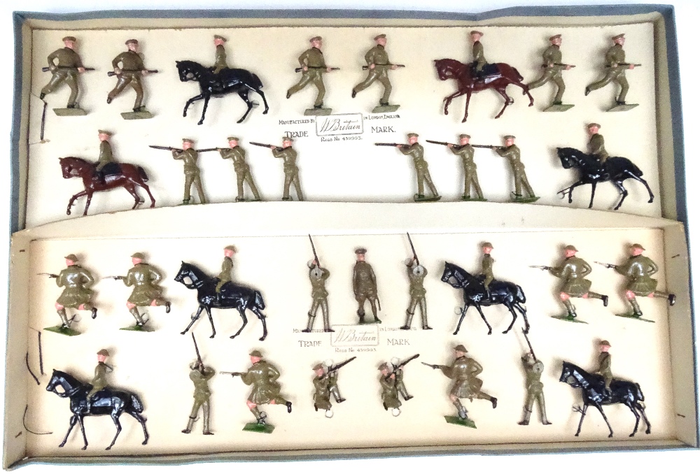 Britains RARE set 789A, British Infantry and Cavalry - Image 2 of 3