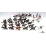 Britains from set 179, six mounted Cowboys ten