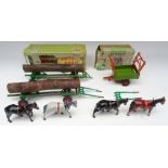 Britains set 129F Timber Trailer