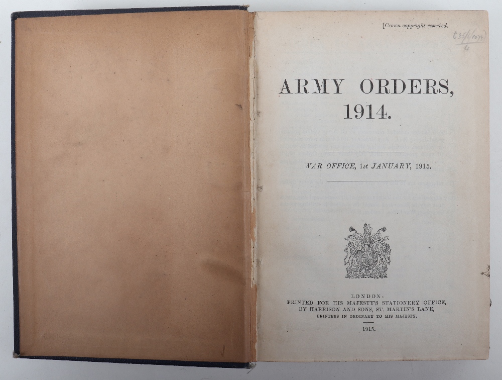 Army Orders for 1914, 1915 & 1916 - Image 2 of 4