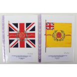 David J Hunter Regimental Colours of The 1st Battalion The 15th (York East Riding) Regiment of Foot