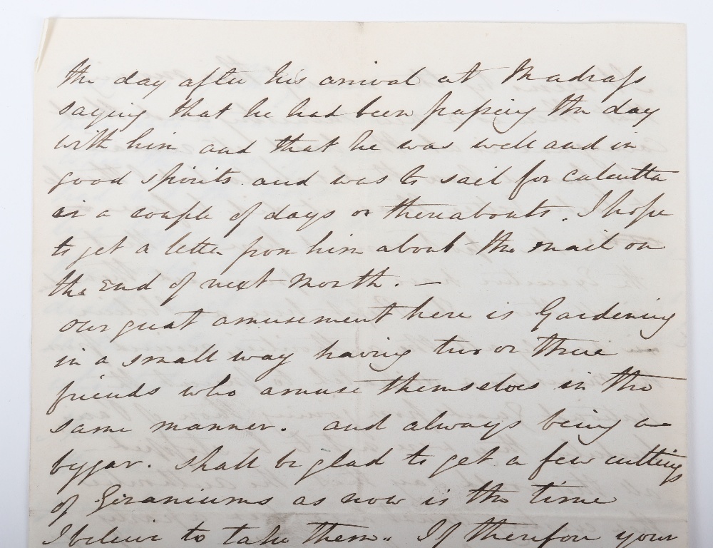 Interesting Letter Describing in English Some Events at the Height of the Revolution in 1848 which l - Image 10 of 11