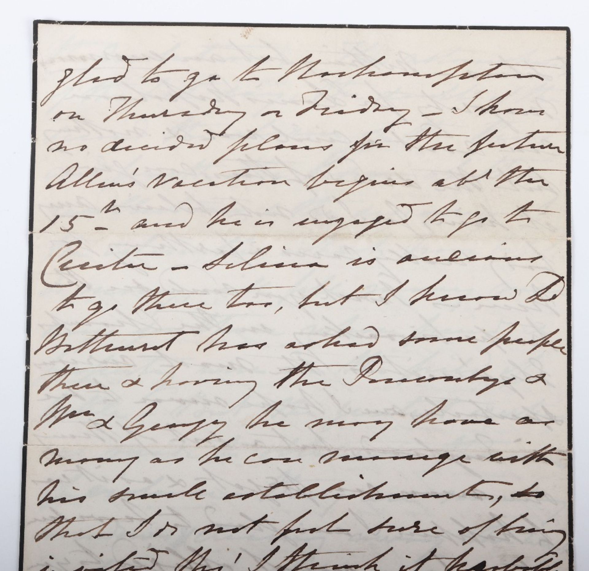 Historic Letter Describing in English, Paris in Short Lived Revolt in 1851 - Image 6 of 18