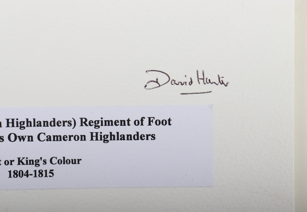 David J Hunter Regimental Colours of The 2/79th (Cameron Highlanders) Regiment of Foot - Bild 3 aus 3