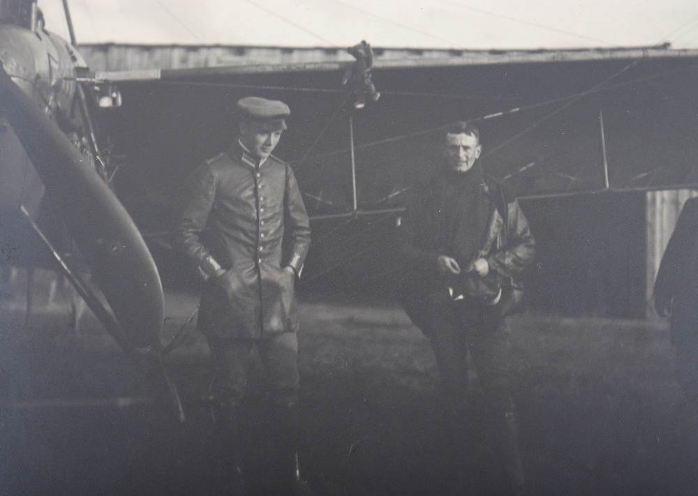 Interesting Great War German Photograph Album with Significant Aviation Content - Image 22 of 29