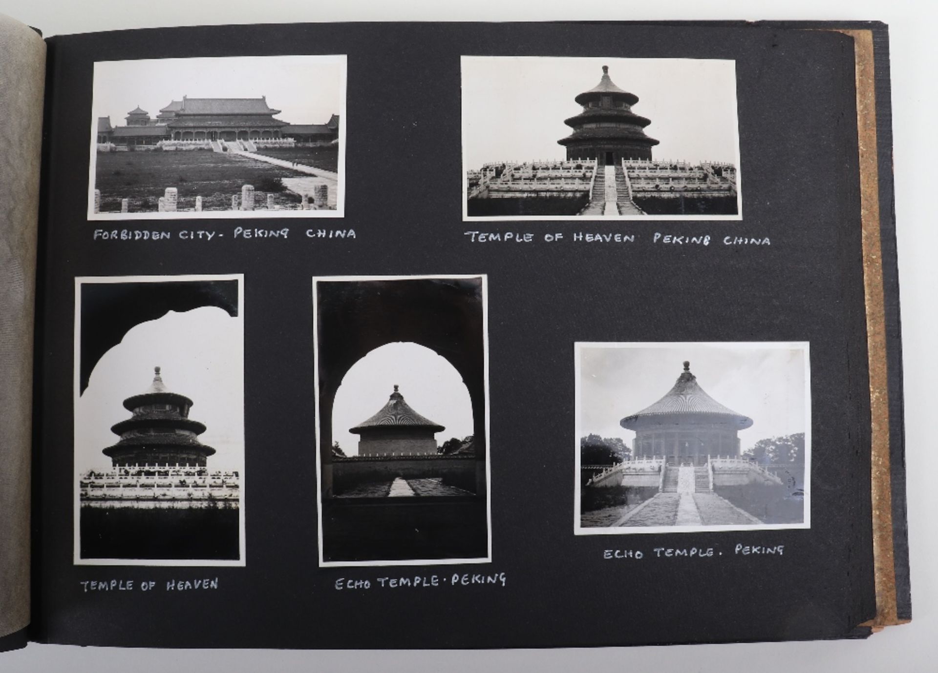 Chinese Lacquered Photograph Album Covering Cruise of HMS Cumberland (5th Cruiser Squadron China) 19 - Image 2 of 23